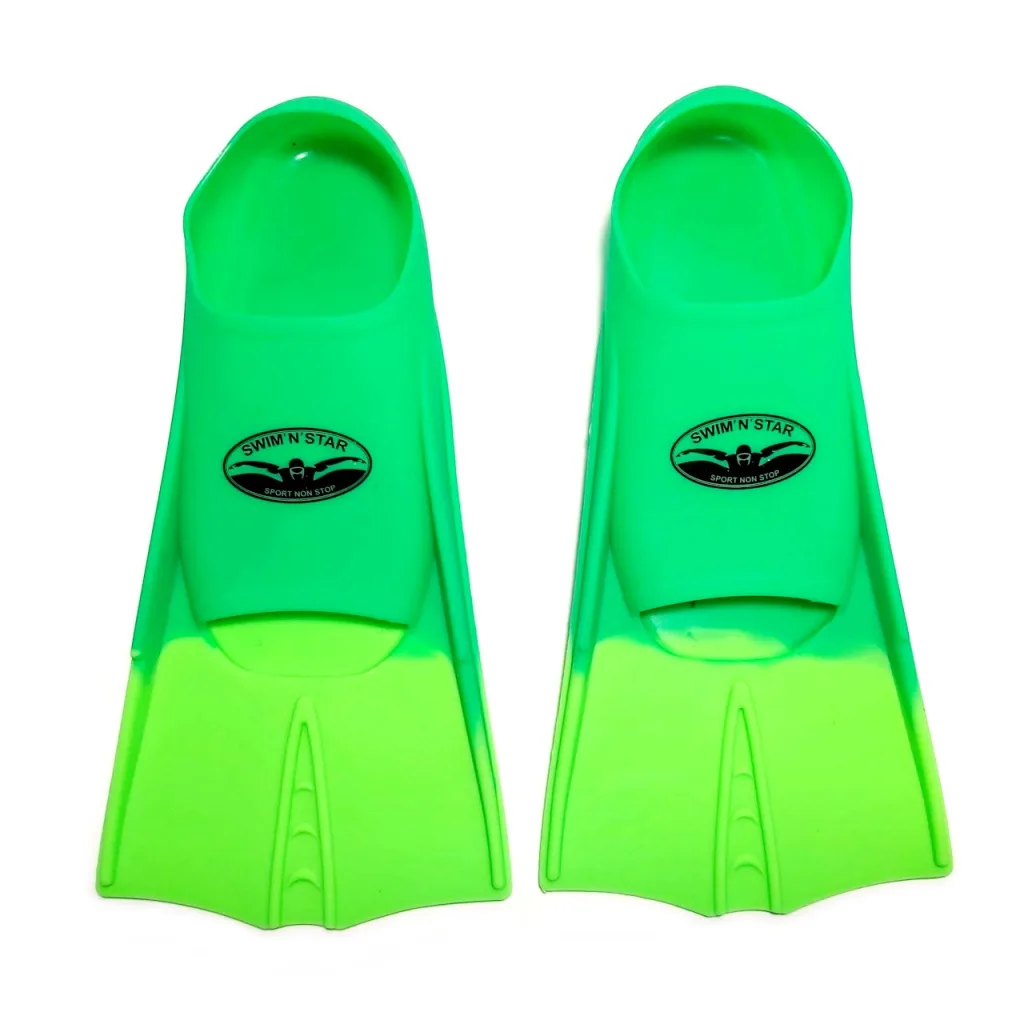 Ласти для плавання розмір 27-29 зелено-салатовий