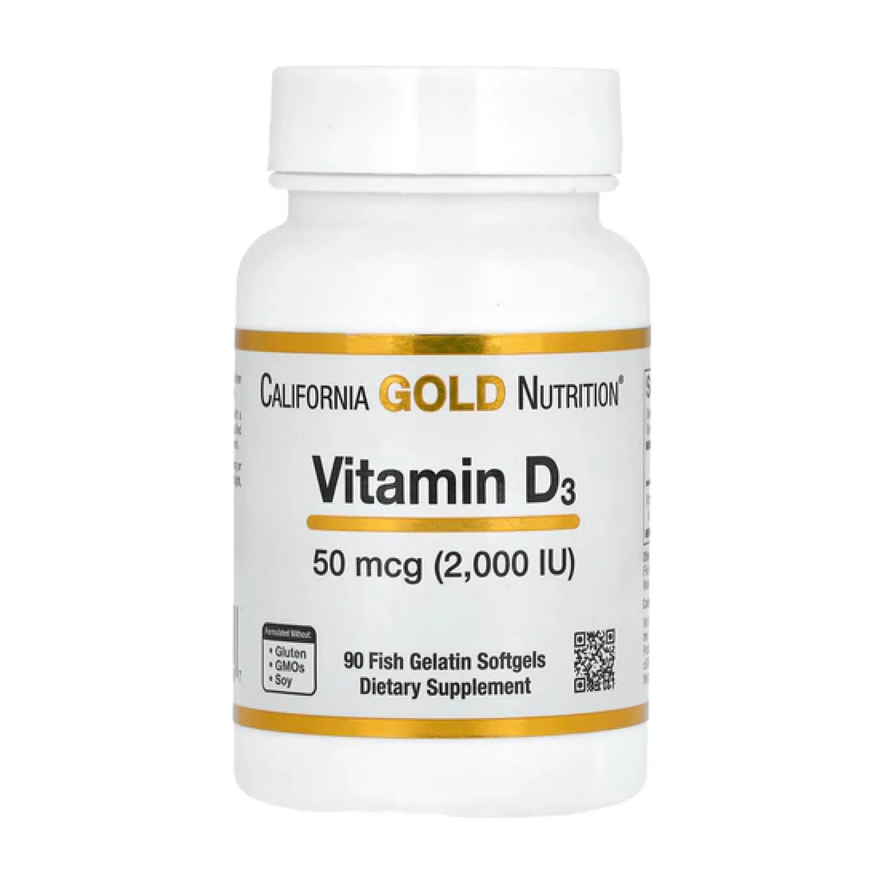 Vitamin D3 50 мкг (2000 IU) - 90 софтгель