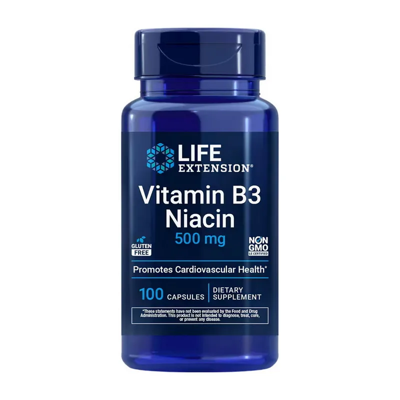 Vitamin B3 Niacin 500 мг - 100 капсул