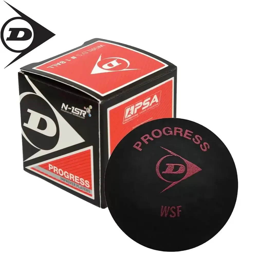 М'яч для сквошу Dunlop Progress 1 точка червона (Оригінал)