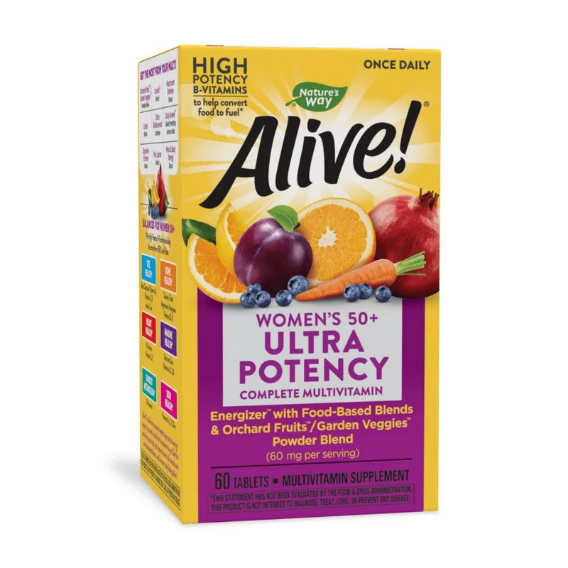 Alive! Women's 50+ Ultra Potency - 60 таблеток