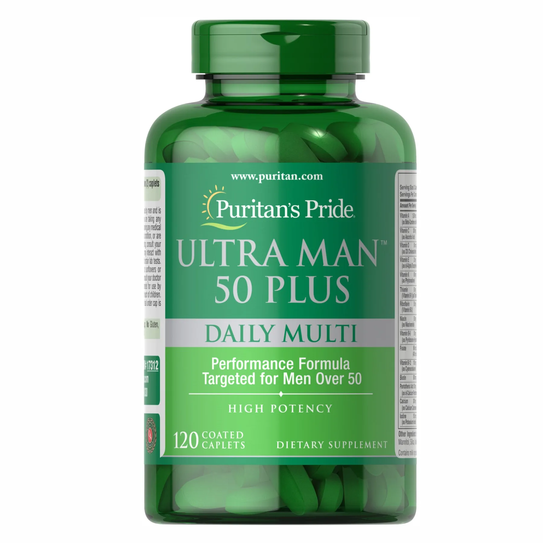 Ultra Man™ 50 Plus Daily Multi - 120 caps