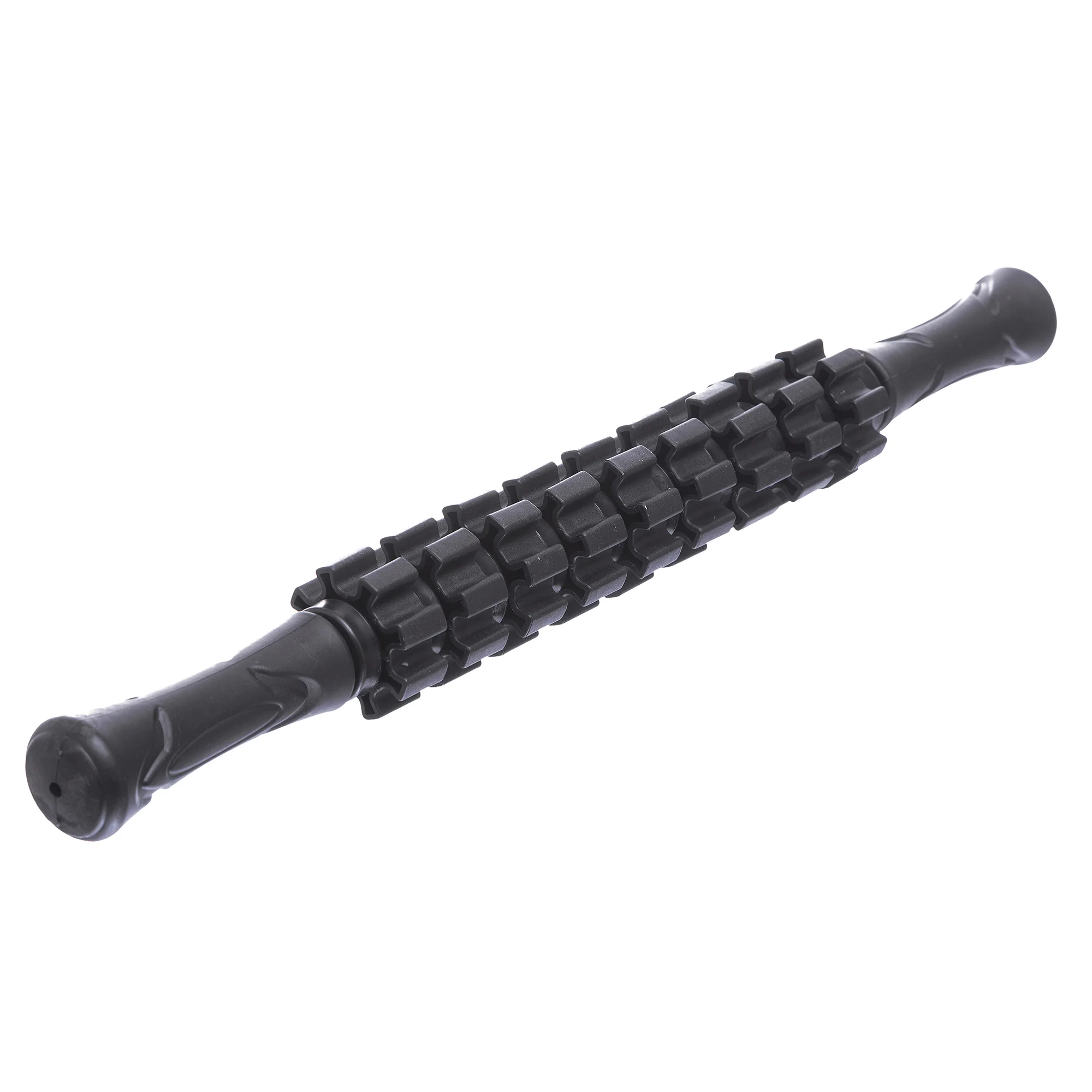 Масажер-палиця роликовий антицелюлітний 9 масажерів Massager Bar чорний