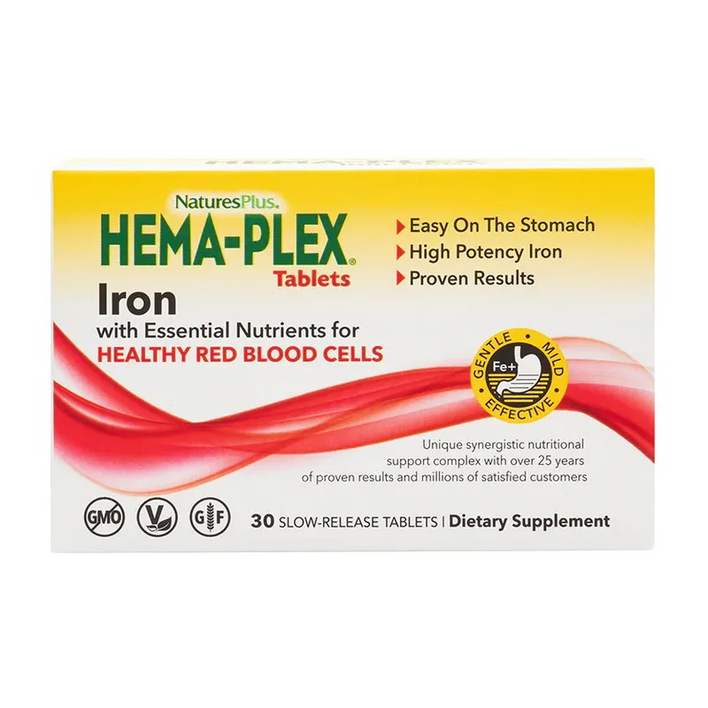 Hema-Plex Iron Tablets - 30 таблеток