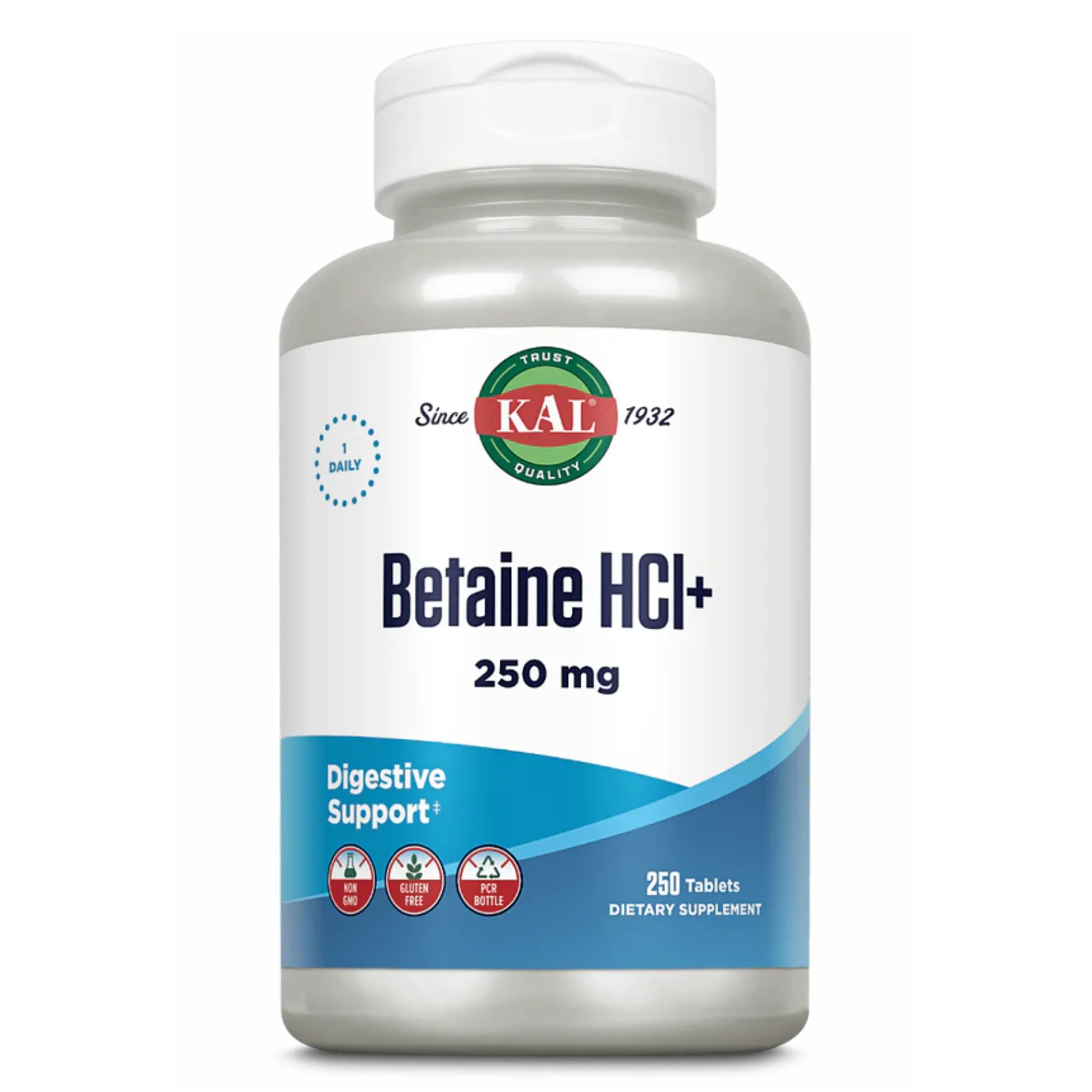 Betaine HCl Plus 250 мг - 250 таблеток
