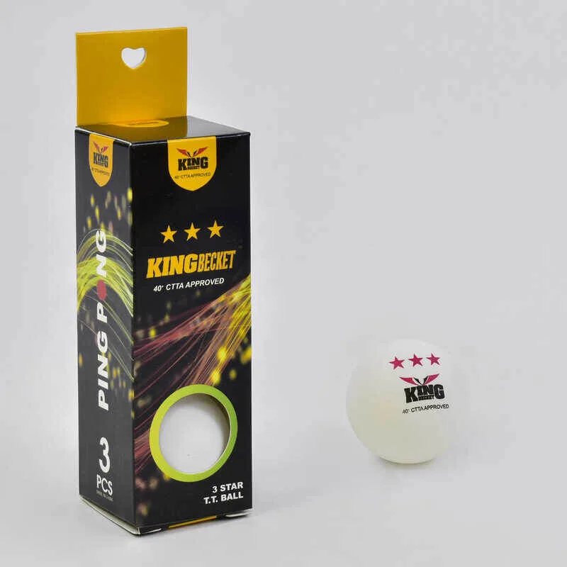 Кулі для настільного тенісу King Beket