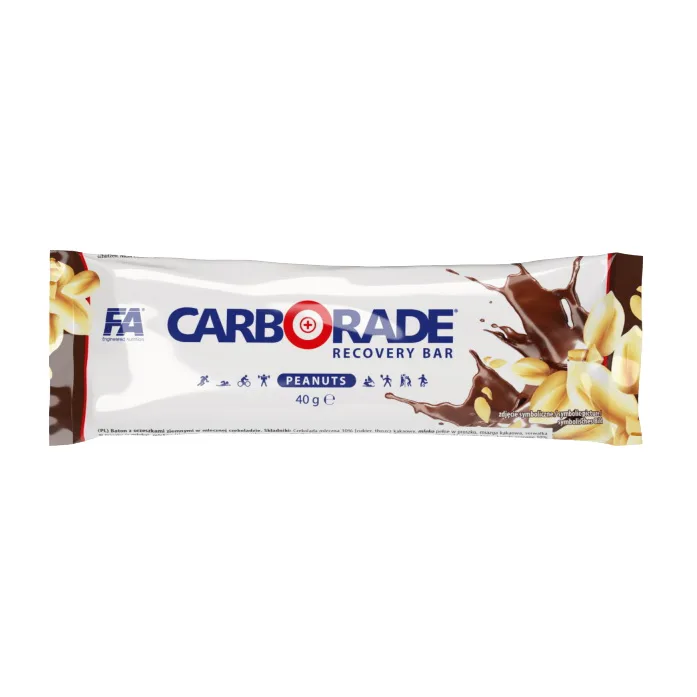 Carborade Recovery Bar - 40 г peanuts молочний шоколад coating