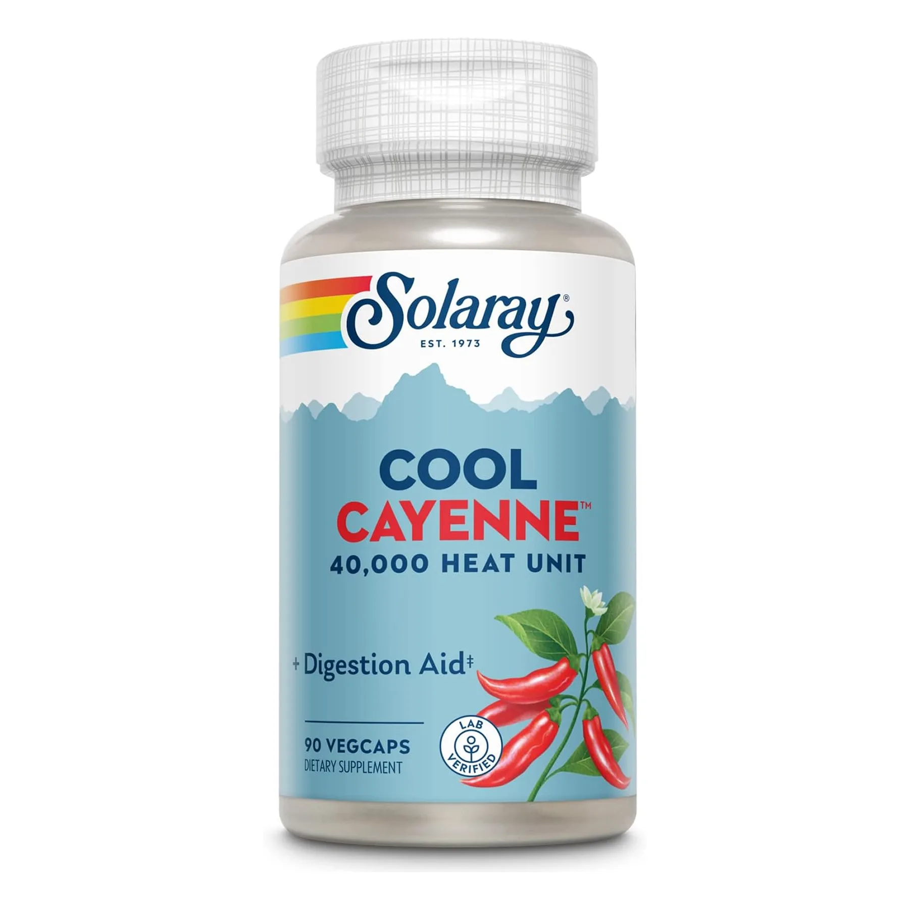 Cool Cayenne Pepper 40000 HU 600 мг - 90 капсул