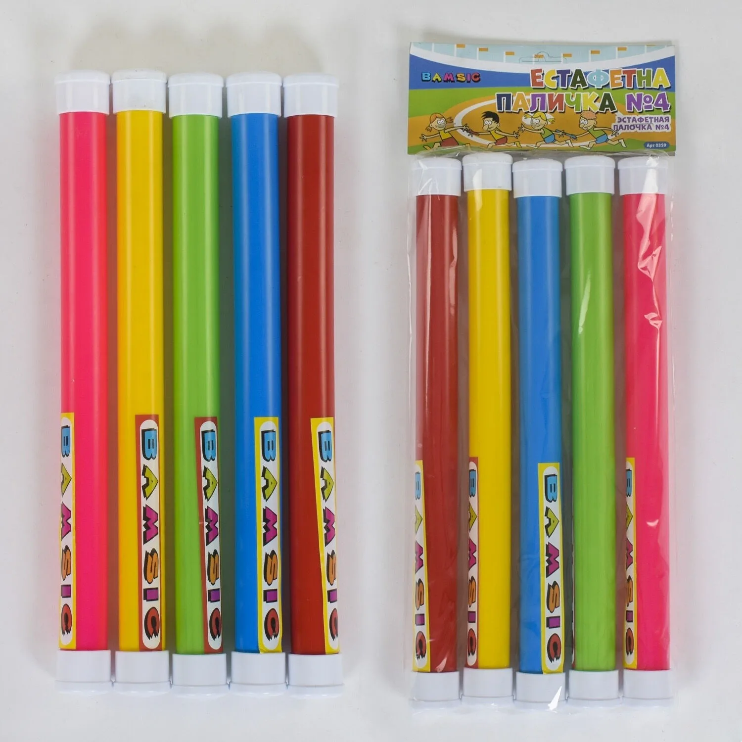 Естафетна паличка Bamsic №4 5 шт