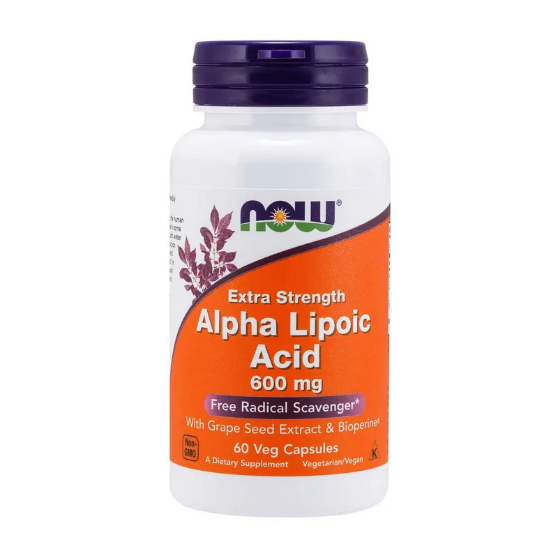 Alpha Lipoic Acid 600 мг підвищеної сили - 60 капсул