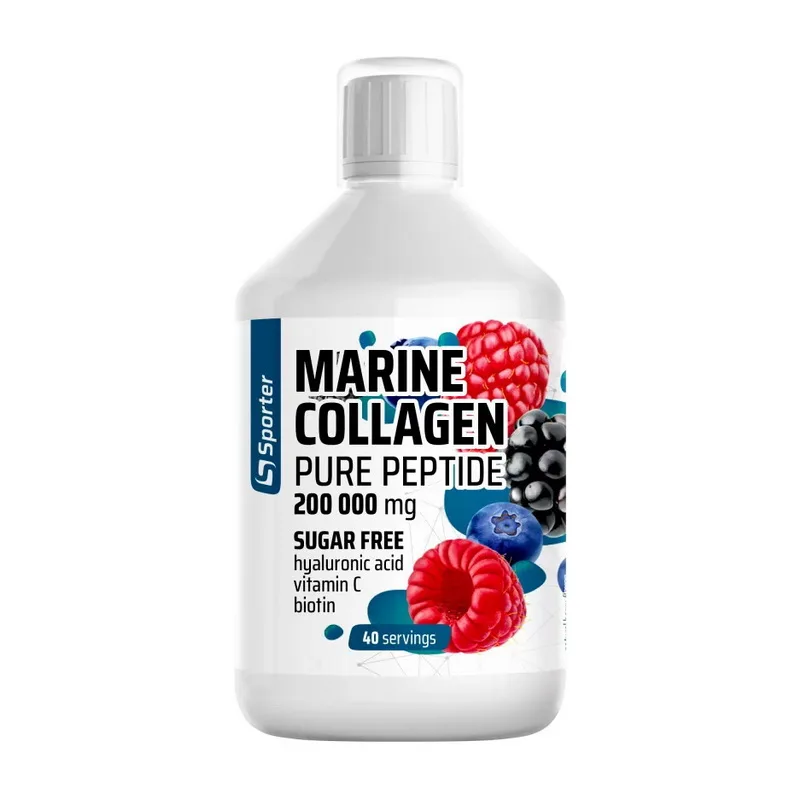 Marine Collagen Pure Peptide - 500 мл, натуральний ягода