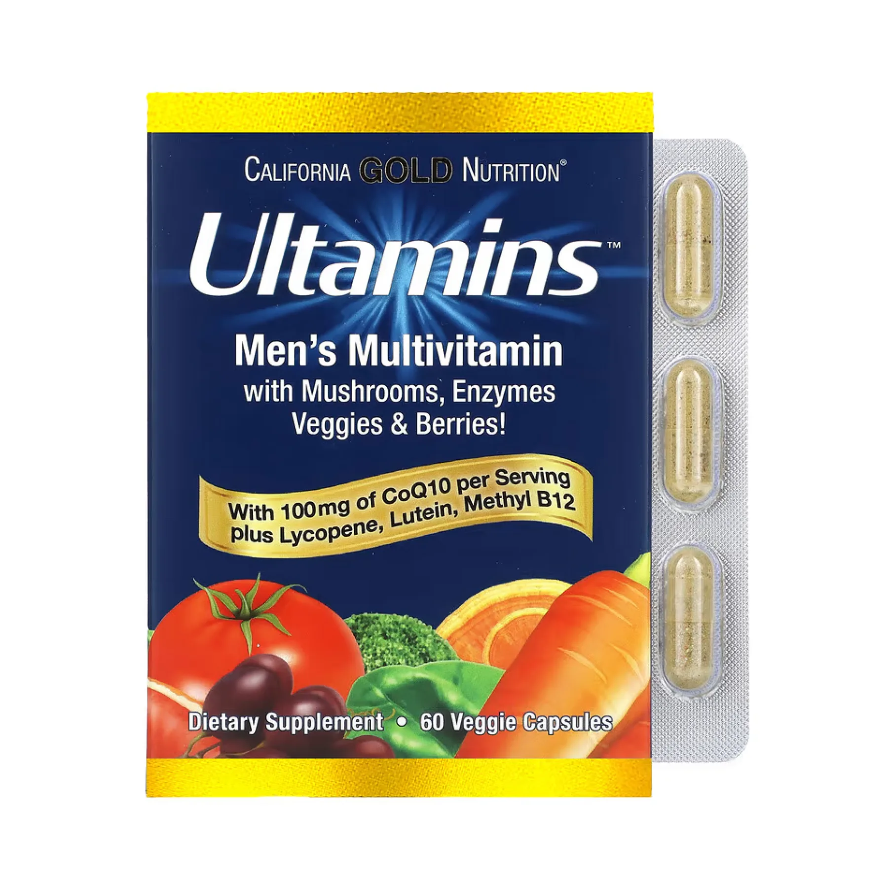 Ultamins MENS Multivitamin - 60 капсул
