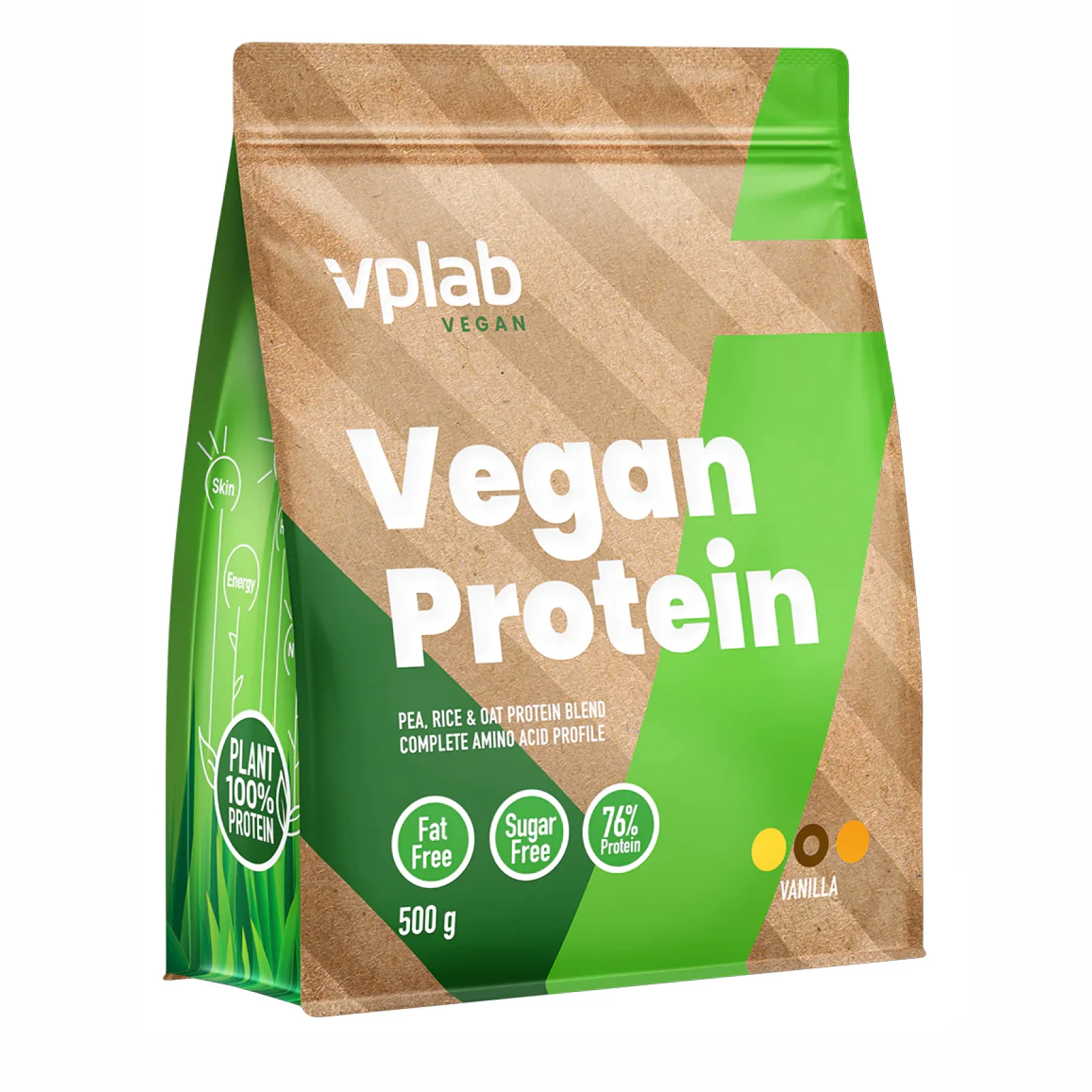 Vegan Protein - 500 г Ваніль