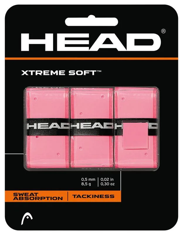 Намотки HEAD Xtremesoft Grip Overwrap 285-104 pink (3 шт) (Оригінал)
