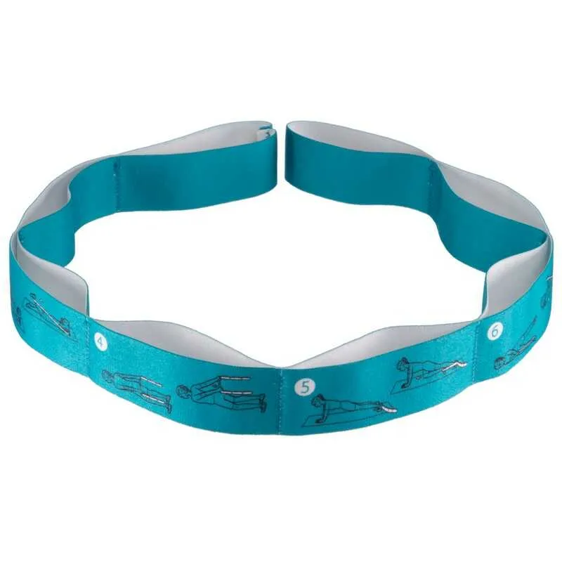 Стрічка для розтяжки еластичний еспандер бірюзовий