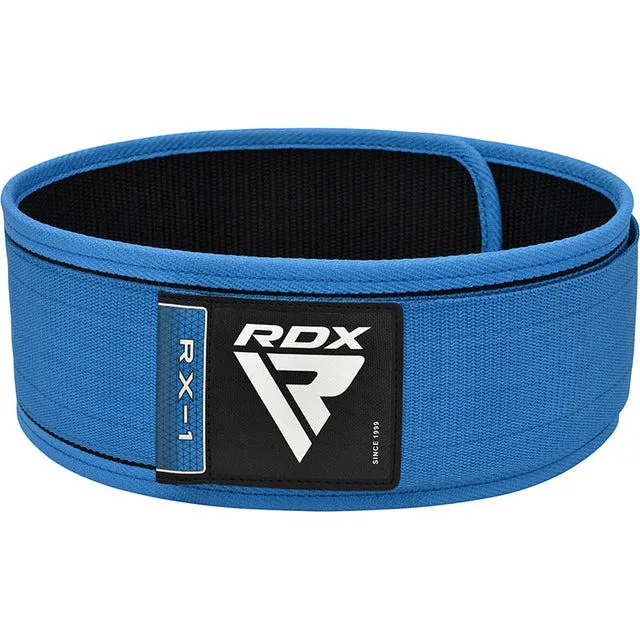 Пояс для важкої атлетики RDX RX1 Weight Lifting Belt BLUE-S