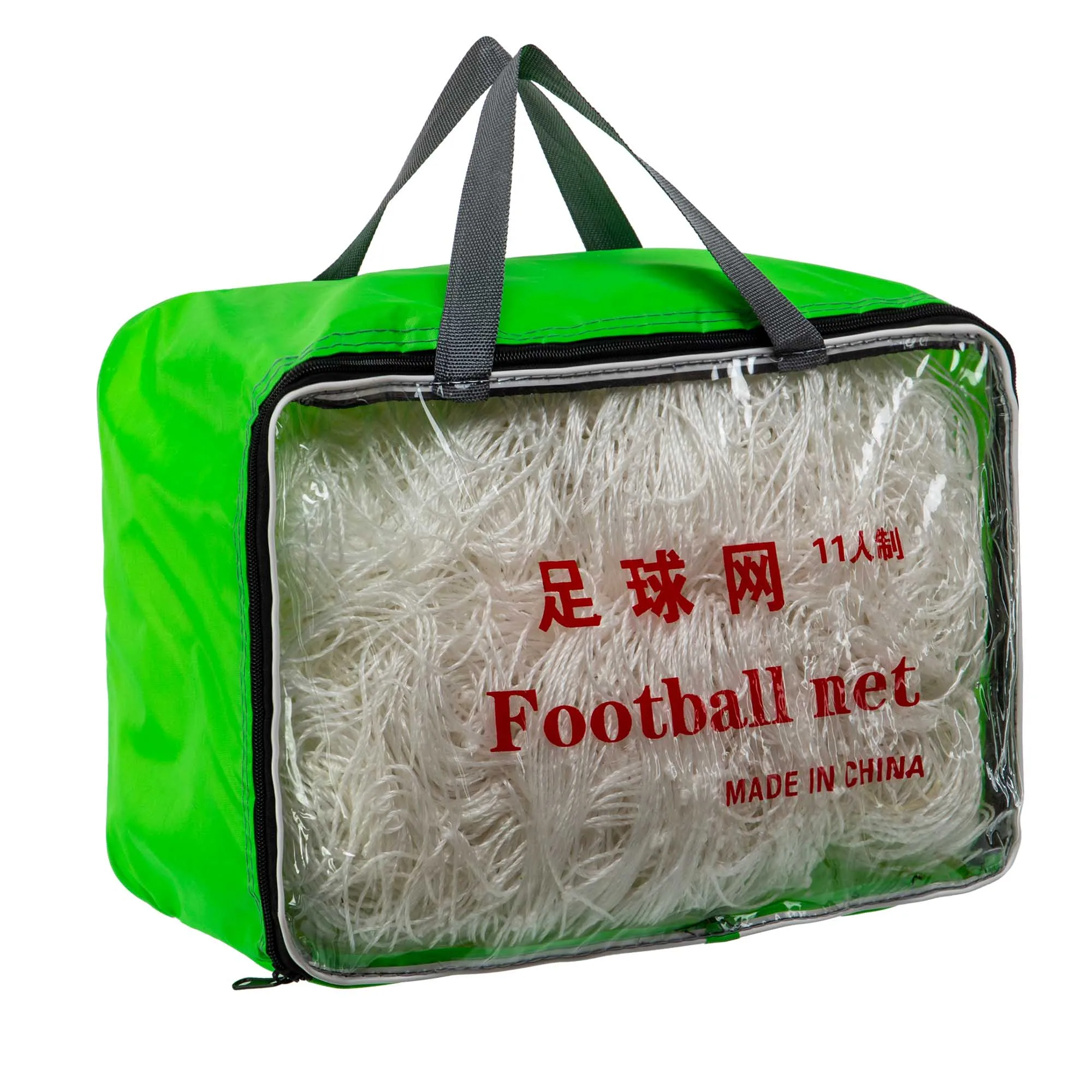 Сітка на ворота футбольні в комплекті з 2 штук 7,32х2,44х1,5м 2 шт білий