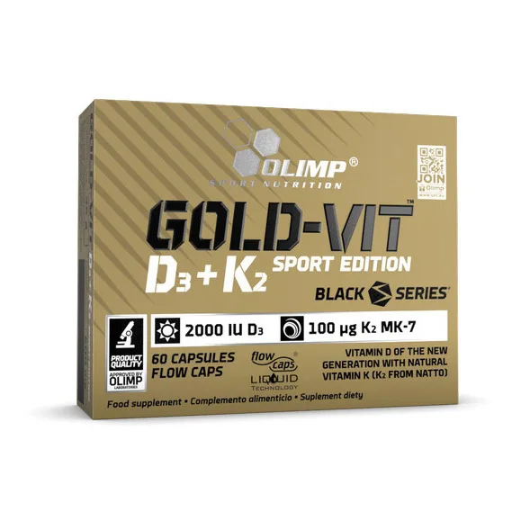 Gold Vit D3 + K2 Sport Edition 2000 IU/100 µg - 60 капсул