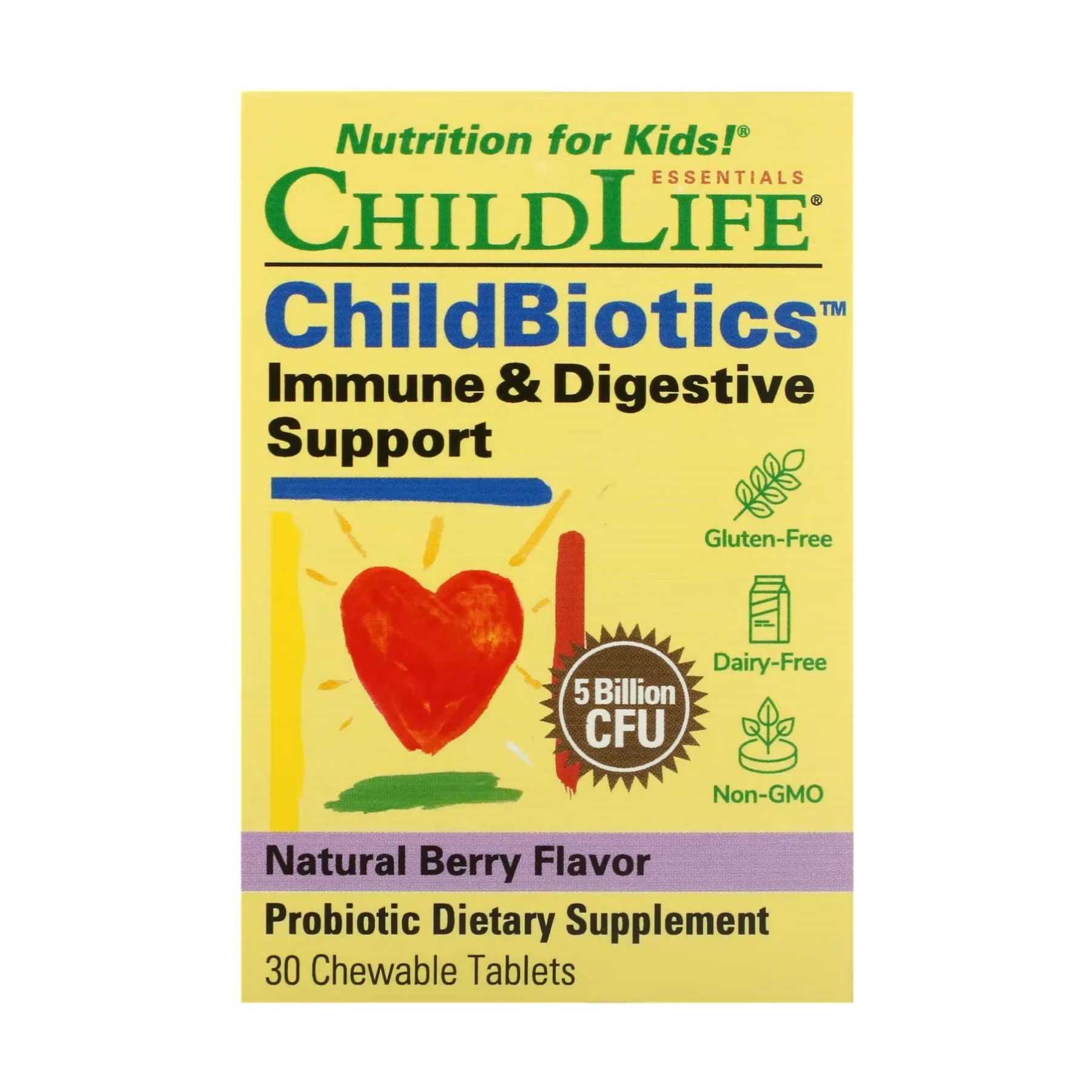 ChildBiotics Immune Digestive Support - 30 жув. таблеток