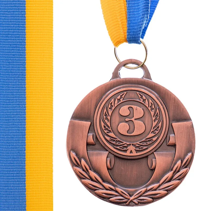 Медалі зі стрічкою 3 місце 5 см