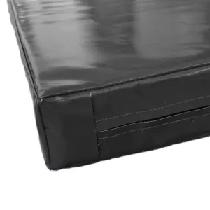 PVC Gymnastics Sports Mat 2 m x 1 m x 10 cm black