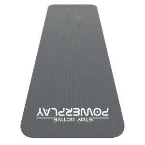 Килимок для йоги та фітнесу PowerPlay 4152 NBR Performance Mat Сірий (183x61x1)