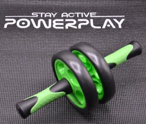 Колесо для преса подвійне PowerPlay 4327 Dual-Core Ab Wheel Чорно-червоне