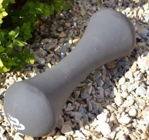 Гантель неопренова PowerPlay 4126 Spartacus 2*5 кг. сіріі (2шт.)