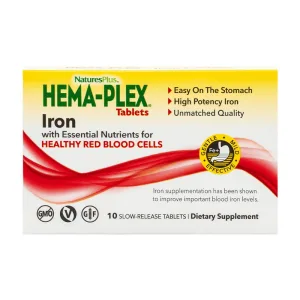Hema Plex Iron Tablets - 10 таблеток
