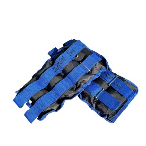 Обтяжувачі-манжети з піском по 1.0 кг - чорно-синій