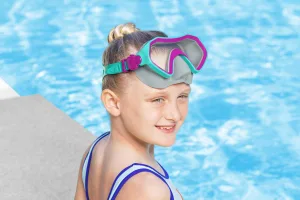 Маска для плавання BESTWAY 7+ 22049 синій-жовтий