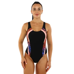 Women's One-Piece Swimming Swimsuit Size 38-46 44 - Black