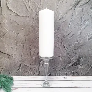 Свічка парафінова циліндрична біла sw60/150