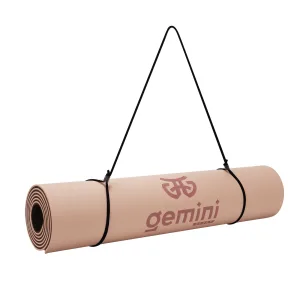 Килимок для фітнесу та йоги Gemini Sport TPE+TC 6 мм