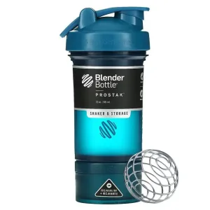 Шейкер спортивний BlenderBottle ProStak 650 мл з 2 ма контейнерами Темно-синій