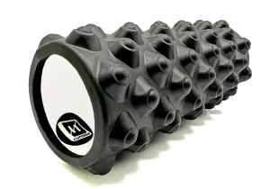 Масажний ролик EasyFit Grid Roller Extreme 33 см чорний