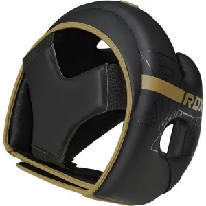 Боксерський шолом RDX F6 KARA Matte Golden S