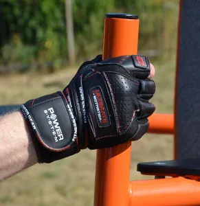 Рукавички для фітнесу Power System PS-2810 Ultimate Motivation Black Red Line - XL