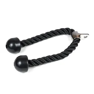 Канат для трицепса з подвійним хватом EasyFit - Чорний