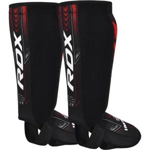 Захист для гомілок та стоп RDX NEOPRENE SHIN INSTEP IMMAF-1-RED-S