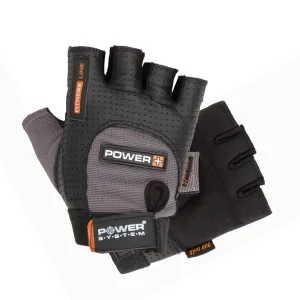 Рукавички для фітнесу Power System PS-2500 Power Plus Black/Grey - M