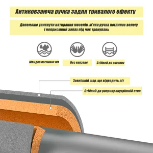 Розсувний розпірний турнік EasyFit OrangeGymBar 60-100 см