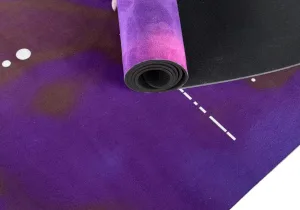 Килимок для йоги EasyFit BlueMoon (замша-каучук) фіолетовий