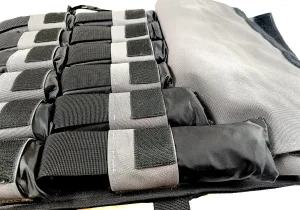 Жилет обтяжувач EasyFit Armor 18 кг набірний з кроком 0,5 кг