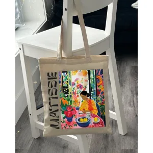 Екощопер BookOpt BK 4110 за мотивами Matisse бежевий