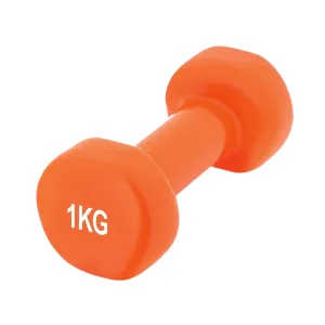 Гантель вінілова PowerPlay 4125 Achilles - 1 кг. Помаранчева 1 шт.