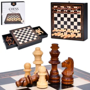 Шахи Xinliye дерев'яні на магнітах FG240502024L