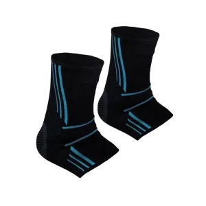 Бандажі на гомілкостоп Power System PS-6022 Ankle Support Evo Black/Blue 2 шт. - XL
