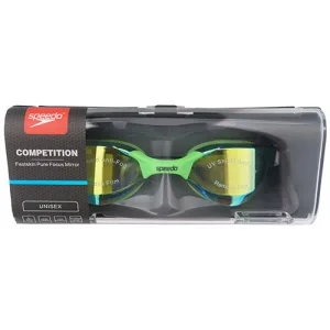 Окуляри для плавання Speedo Fastskin Pure Focus Mirror зелений, білий універсальний 8-091026W/GRW