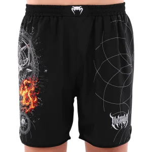 Костюм компресійний дитячий рашгард лонгслів штани та шорти VNM UFC FIGHT WEEK 2XS-L, чорний-сірий 9541B-9641B-V5032 XXS